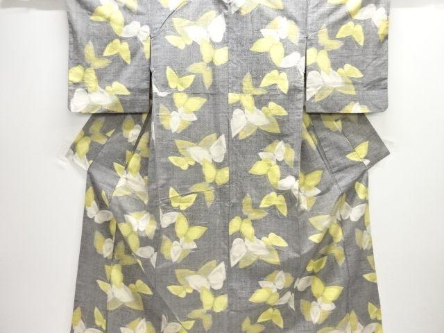 Japanese Kimono / Tsumugi Omeshi Silk